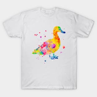 Duck Watercolor Painting T-Shirt